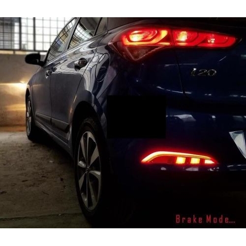 Hyundai i20 Elite 20142018 Bumper LED Reflector Lights (Set of 2Pcs.)